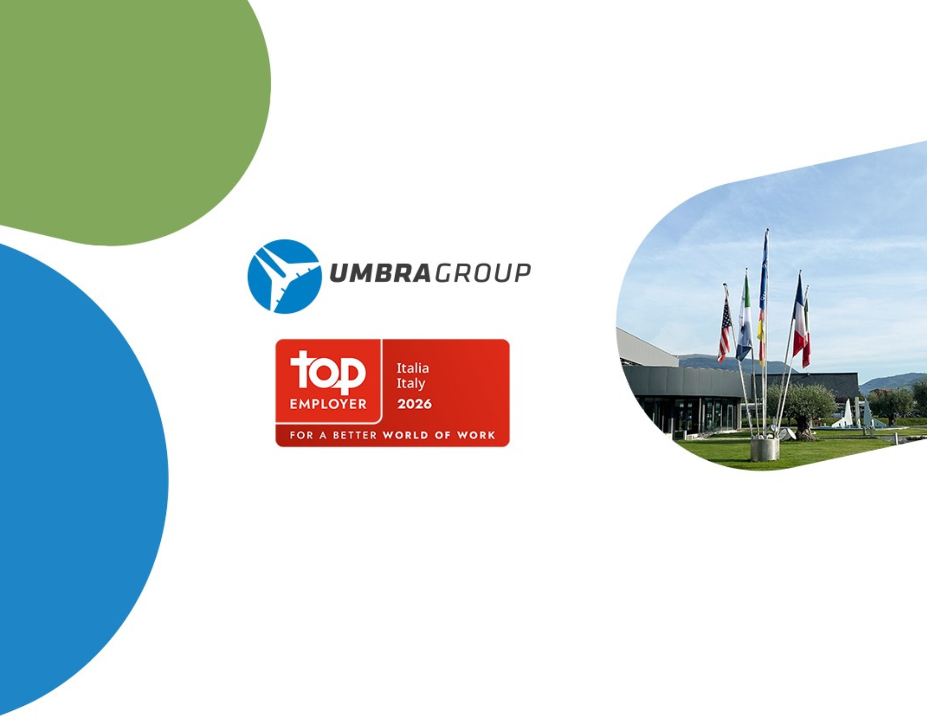 UMBRAGROUP certified Top Employer Italy 2026!