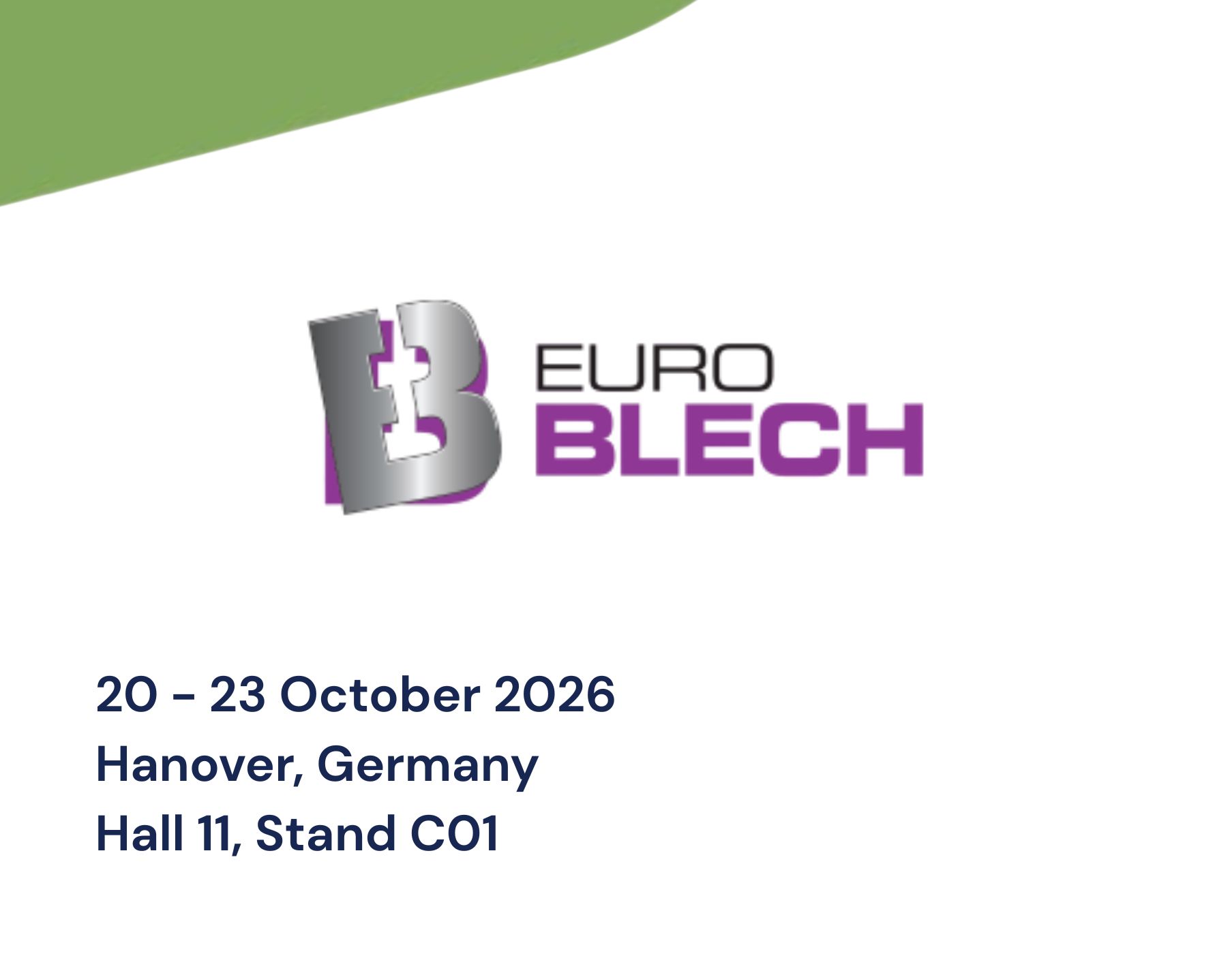 UMBRAGROUP is waiting for you at  EUROBLECH 2026